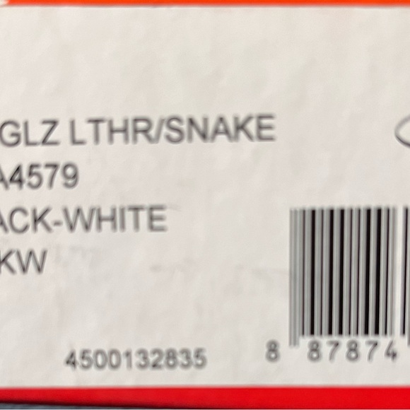 Coach Shoe black with snakeskin toe - Picture 5 of 5